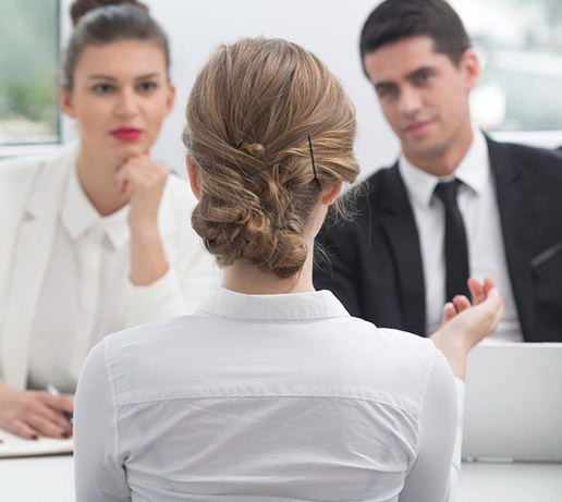 Consultants in a project meeting